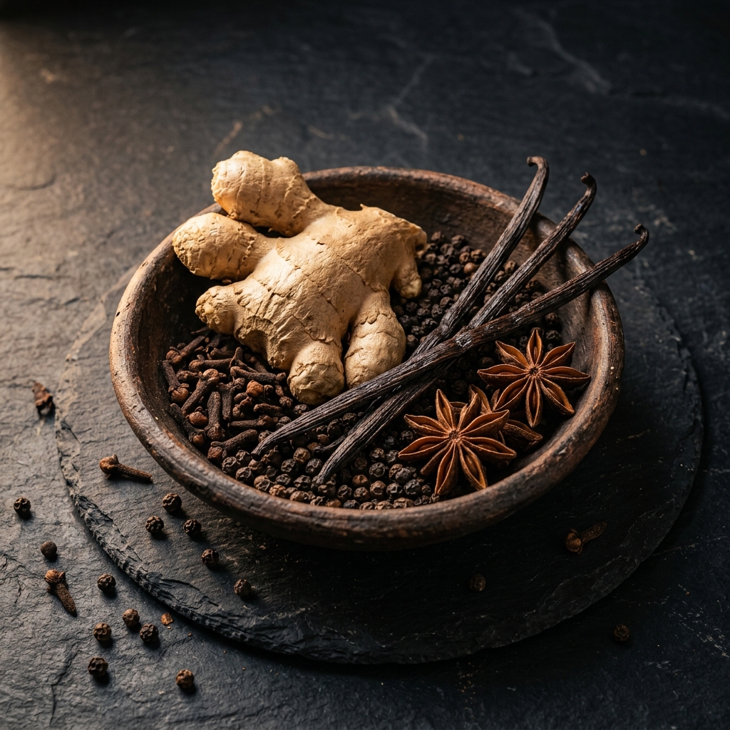 Especias aromáticas y curativas